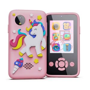 Kids Smart Phone Camera Toys Phone 18 Games Touch Screen Learning Toy For 3-12 Year Old Boys Girls MP3 Player Birthday Gifts