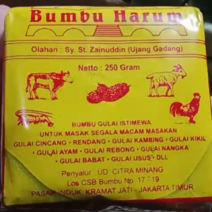 Bumbu Harum Rendang Gulai 250 Gram