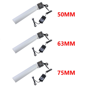 Mạnh mẽ 12V đường ống Quạt hút 50mm/63mm/75mm tiếng ồn thấp cho khói loại bỏ trong nhà bếp phòng tắm không khí trong nhà khai thác