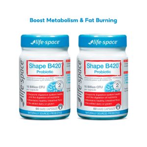 buy 3 free 1Life-Space Shape Bifidobacterium Lactis B420 Plus Capsule 15 Billion CFU 2 Strains General Health Supplement for Healthy Lifestyle & Wellbeing Daily Vegetable Capsule No Added Dairy Gluten