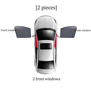 JAECOO J7 AWD 2WD 6pcs SUV Magnetic Sunshade Interior Shade Rear 1 set model