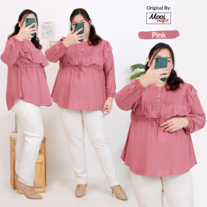 Blouse Jamila Oversize - Blouse Wanita Jumbo - Atasan Wanita Jumbo Kekinian