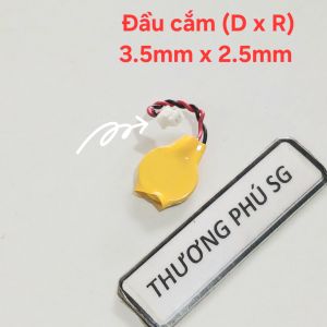 Pin 3V 1220 CR1220 3V Pin cmos 1220 3V / Pin đầu cắm (D x R): 3.5mm x 2.5mm
