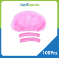 Disposable Headcap non-woven hair net hood net fluffy cap (100 pieces). 