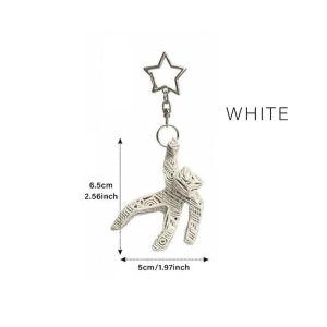 Movie Project Hail Mary Grace Rocky Cosplay Keychain Kawaii 3D Printing Keyring Key Chain Bag Accessory Ornament Prop