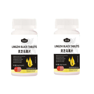 【Daily Hair Wellness Capsules】Reishi Mushroom and Black Sesame Thicker Fuller Hair Scalp Nourisher Hair Growth Tablets Reishi Mushroom Supplement