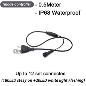 ✨Upgrade🌙20Meter Lampu raya Led Light Strip Outdoor Waterproof Lampu Led light 200LED Black Wire Light lampu kelip kelip