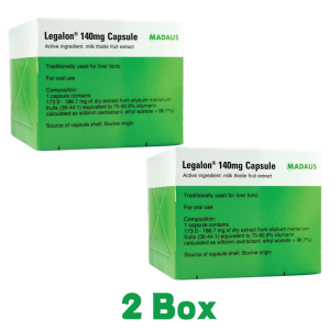 READY STOCK【BUY 3 GET 1 FREE】Madaus Legalon 140mg Capsule 10x10s For Liver Health