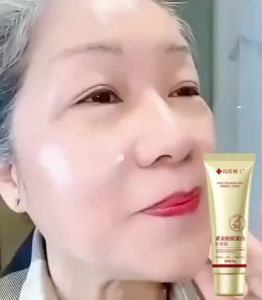 【Ready Stock】24小时内发货！【Tightens Lightens Wrinkles】50g Gold Collagen Anti-Wrinkle Cream 黄金胶原蛋白抗皱霜 Remove Wrinkles Whitening Moisturizing Skin