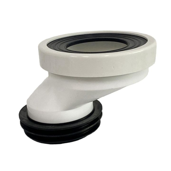 Baosity Offset Toilet Flange Connector – 1.97 To 3.94 Inch Adjustable Extension, 3mm Thick Wall, For Correcting Misaligned Toilets & Urinals