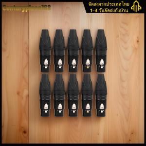 10 ชิ้น DIY ไมโครโฟน XLR 3Pin หญิงสายเชื่อมต่อปลั๊กอะแดปเตอร์