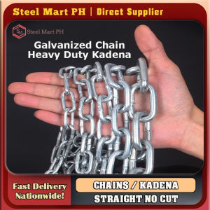 Heavy Duty Iron Chain Kadena HINDI PUTOL PUTOL STRAIGHT CHAIN Hot Dipped Galvanized Chain for Tie Down Binder Chain and Pet Dog Chain Straight No Cut