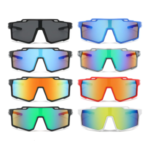 แว่นตากันแดดกีฬากลางแจ้งที่เหมาะกับชายและหญิงแว่นกันแดดสีน้ำหนักเบาสำหรับการขี่จักรยานกิจกรรมตกปลาวิ่ง