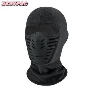 JCSYFAC Motorcycle Mask Fleece Thermal Face Mask Keep Warm Moto Riding Balaclava Motorbike Biker Winter Windproof Ski Mask Men Women