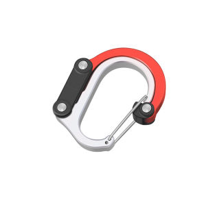 360° Rotating D-Type Carabiner Carabiner Gear Clip and Hook for Backpack and Camping Gear