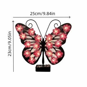 UMBRAULI Đèn gắn tường hình bướm năng lượng  trời Đèn gắn tường hình bướm năng lượng  trời Ánh sáng không gian cảnh quan Đèn trang trí ngoài trời Đèn trang trí ngoài trời Đèn trang trí sân vườn Đèn trang trí sân vườn Cho 1.2V/05W