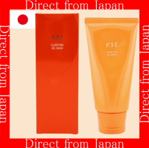 【Direct From Japan】est Clarifying Gel Wash 130g Deep Pore Cleanser Removes Clogged Pores & Sebum