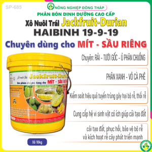 Bón Phân NPK HAIBINH 19-9-19 Chuyên Dụng Mít Sầu Riêng - Cao Cấp 10kg