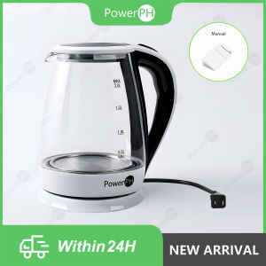 POWERPH 2L Electric Water Kettle High Power Fast Boiling Anti Scalding Heat Insulation Durable Electric Kettle Perfect For Home And Office Use