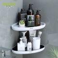 AKAPE - ECOCO Bathroom Storage Shelf Shower Snap Up Corner Shelf Shampoo Holder Basket Shelf Wall Shelves for Shelving Kitchen. 