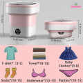 12L Portable Foldable Mini Washing Machine with Spin Dry Basket Compact Washer Travel, Dorm, Camping, 3 Smart Wash Modes. 