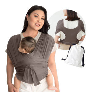 Baby Carrier with Removable Hip Seat Carrier for Baby New Born 0-36 Months Safe Breathable Newbron Wrap Carrier