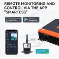 PowMr 6.2kw On-Grid/Off-Grid Hybrid Inverter 48Vdc 230VAC PV Panel Input 500vdc Pure Sine Wave Solar Inverter Built in 120A MPPT Solar Controller One-click Repair Function. 