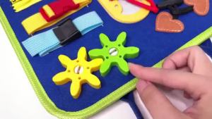 【24H】Busy Board Montessori Toys for Toddlers Sensory Toy /Preschool Learning Educational Busy Board