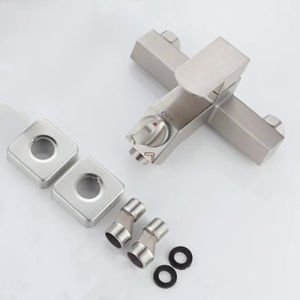 Bathroom shower faucet bathtub faucet 304 stainless steel hot and cold mixing valve faucet