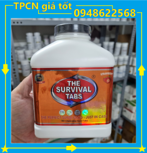 [ Chai 180 viên ] TPCN The Survival Tabs là thực phẩm sinh tồn cung cấp đầy đủ vitamin và khoáng chất cần thiết