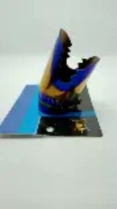 Corong knalpot twotone model hiu tulisan Thailand universal Honda Yamaha MJ55