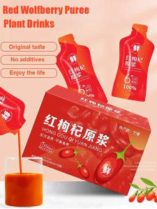 Organic Fruit Syrup Red Wolfberry Original Syrup Sachet Vitality Anti-aging Fruit Syrup