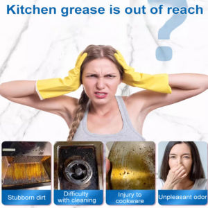 ✨ Oil Stain Remover/ Heavy Grease Foam Cleaner/ Grease Cleaning Agent Quick Penetration/ Mild Formula/ Kitchenware Safe/ Shiny Finish/ One Wipe Clean/ Gentle/ No Stimulation/ Bacteria Growth