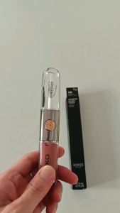 kio Double-Headed Lip Lacquer 103 Mirror-shine lip gloss 126 Lip gloss lipstick in summer milk tea color long-lasting and pure desire style