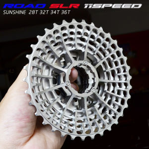 SLR 11s -28T Cassette Racing Speed Gravel Bike -36T -34T Ultralight K7 V -32T CNC Flywheel