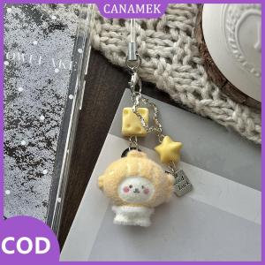 CANAMEK✨ Móc khóa gấu nhỏ bông đáng yêu phong cách hoạt hình dây treo điện thoại di động dễ thương phụ kiện trang trí balo quà tặng.