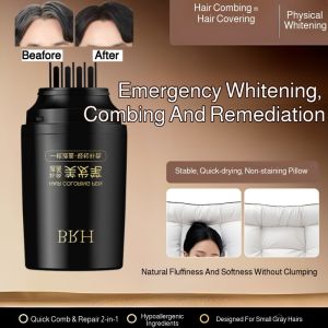 Hairdressing Pen With Tooth Comb Does Not Hurt The Scalp To Cover The Gray Hair Artifact Does Not Fade Does Not Hurt The Scalp Disposable Plant Color/遮盖白发美发笔