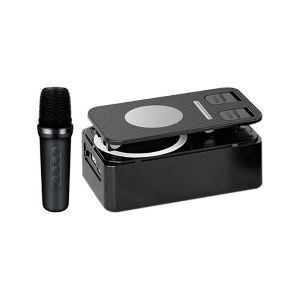 5 in1 Bluetooth Speaker Power Bank Holder With Microphone Multifunctional Phone Stand with Bluetooth Speaker HD Surround Power Bank Speaker