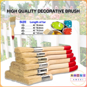 1"/2"/3"/4" Paint Brush High Quality Bristle Wooden brush For Walls Roof Stains Varnishes Furniture etc.