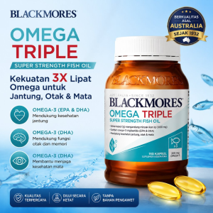 Blackmores Omega Triple Concentrated Fish Oil 150 Capsules