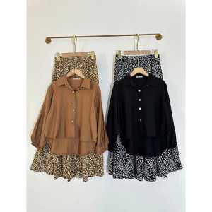 SET GIRLIE |ONE SET ROK ZARA TERBARU/SETELAN BAJU DAN ROK WANITA TERBARI/PAKIAN WANITA TERBARU/ROK WANITA TERBARU/ONE SET ROK TERBARU