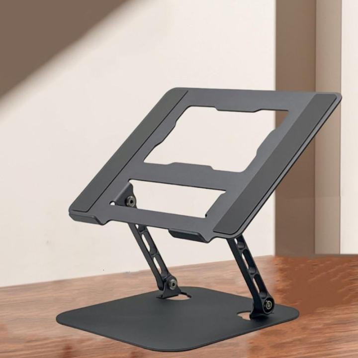 Adjustable Laptop Stand for Desk Metal Foldable Laptop Risers Portable ...
