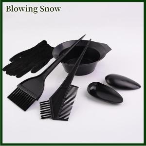 Blowing 5 7 9pcs tóc màu Bộ dụng cụ nhà Salon tóc nhuộm lược tóc bát màu Bàn Chải Kem earcap Clips CAPE Tóc Tạo Kiểu Tóc công cụ