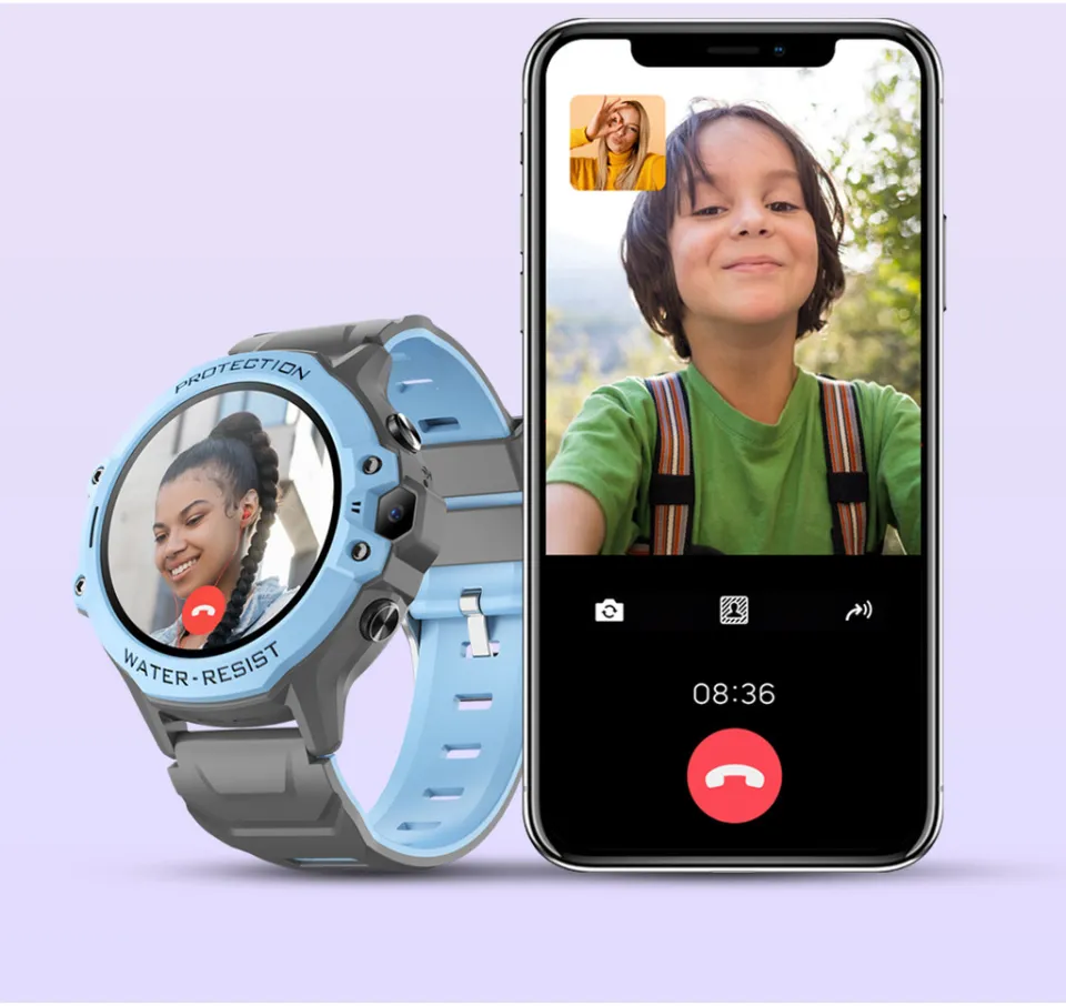 Aolon Smartwatch for Kids SIM Card Video Call Realtime Chat Kids