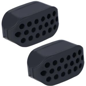 2pcs masseter bóng hàm huấn luyện viên người đàn ông Miệng Exerciser Silicone bóng nhai cắn ngắt đào tạo tập thể dục khuôn mặt masseter đường viền công cụ