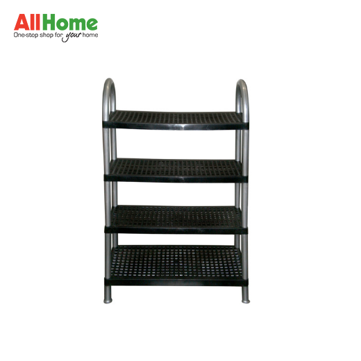 MEGABOX Shoe Rack Black (4 Layer Layer) Layer Shoe Organizer