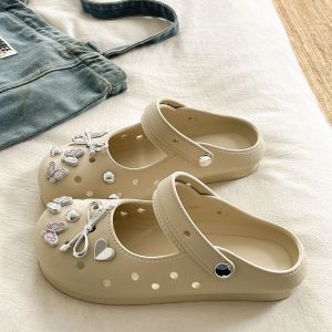 [Free Shipping] Ballet Flats Versatile Slip-On Shoes Casual Refreshing Comfortable And Easy On The Feet Fashionable EVA Clogs