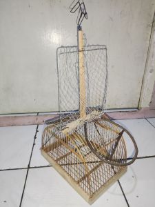 Sangkar Pikat Jebakan burung + packing kayu