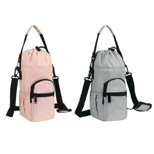 Water Bottle Holder Bag Thermal Water Bottle Shoulder Bag Carriers Outdoor Sports Insulated Water Bottle Sleeve