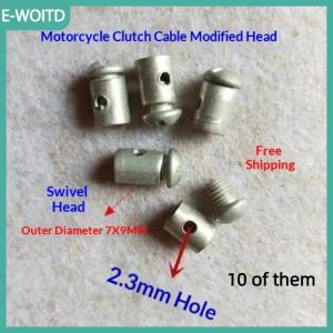 【E-WOITD】 10 cái E-Scooter xe đạp Kart ATV phụ kiện xe máy Ga Cáp Stopper kẹp phổ Choke dây điều chỉnh kim loại khóa